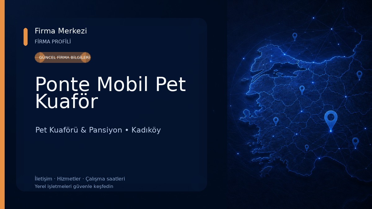 Ponte Mobil Pet Kuaför 