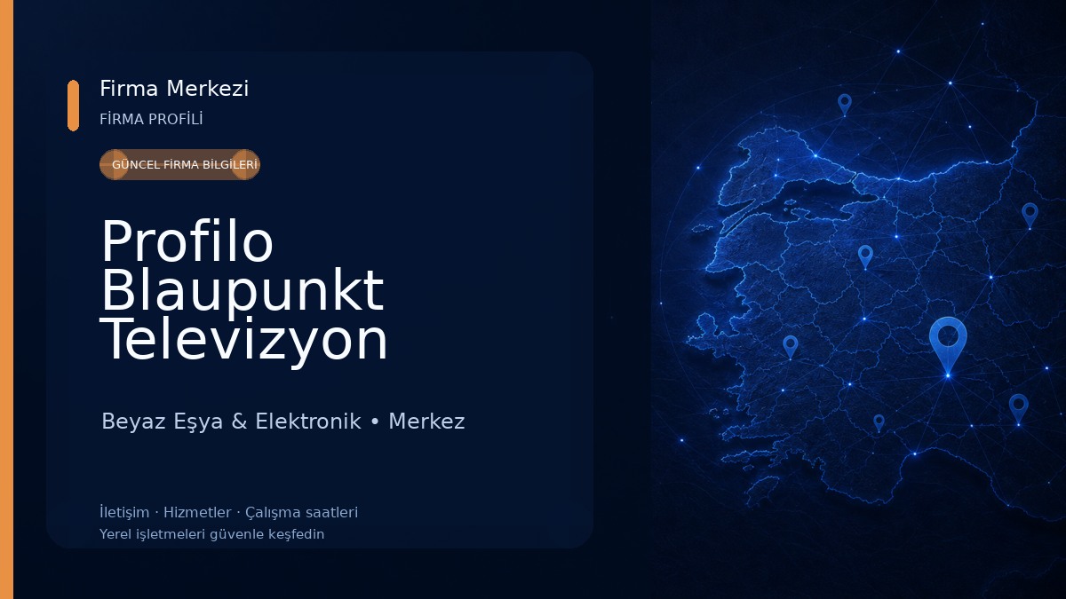 Profilo Blaupunkt Televizyon Servisi Genç&Yunus Elektronik Beyaz Eşya & Elektronik