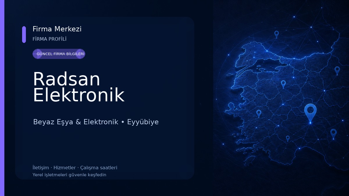 Radsan Elektronik Beyaz Eşya & Elektronik