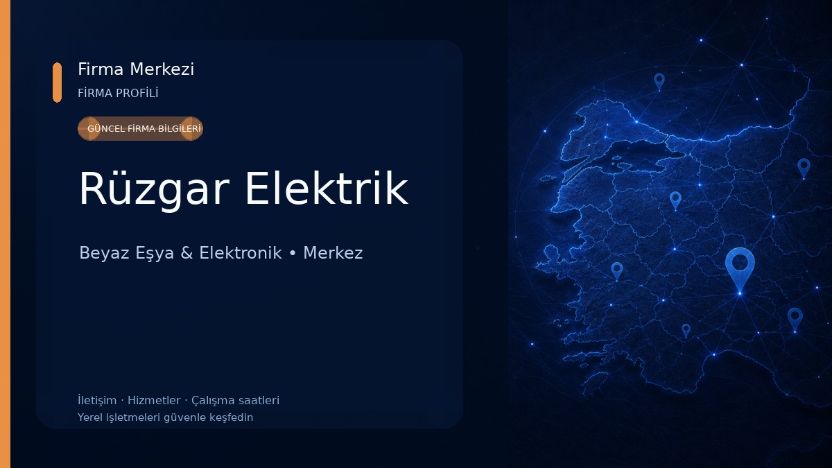 Rüzgar Elektrik Beyaz Eşya & Elektronik
