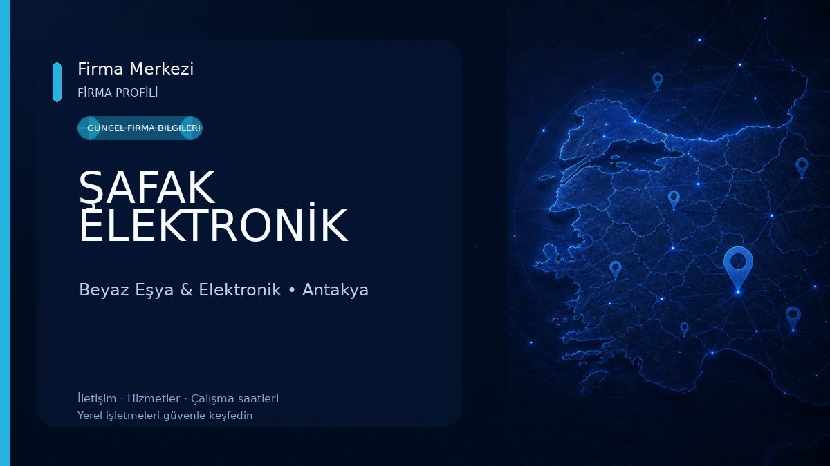 ŞAFAK ELEKTRONİK Beyaz Eşya & Elektronik
