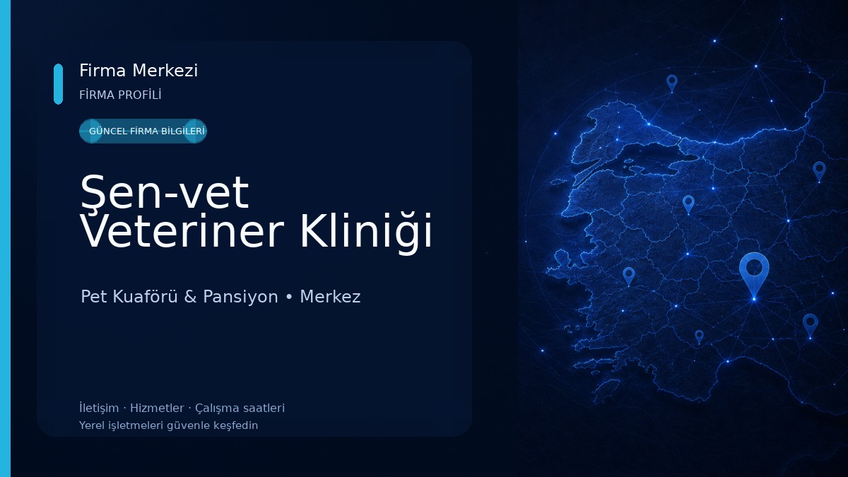 Şen-vet Veteriner Kliniği Pet Kuaförü & Pansiyon