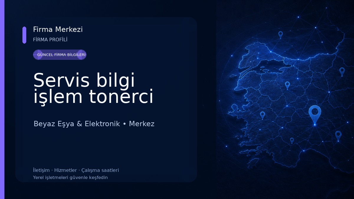 Servis bilgi işlem tonerci Beyaz Eşya & Elektronik