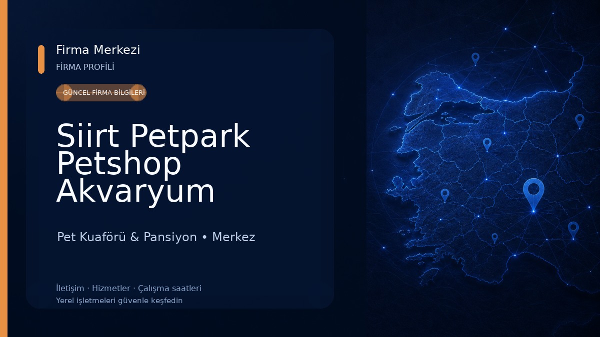 Siirt Petpark Petshop Akvaryum 