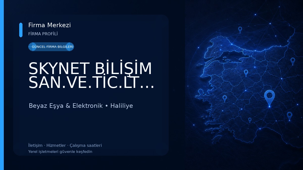 SKYNET BİLİŞİM SAN.VE.TİC.LTD.ŞTİ. Beyaz Eşya & Elektronik