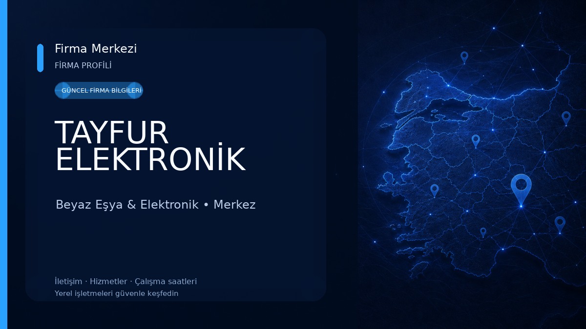 TAYFUR ELEKTRONİK 