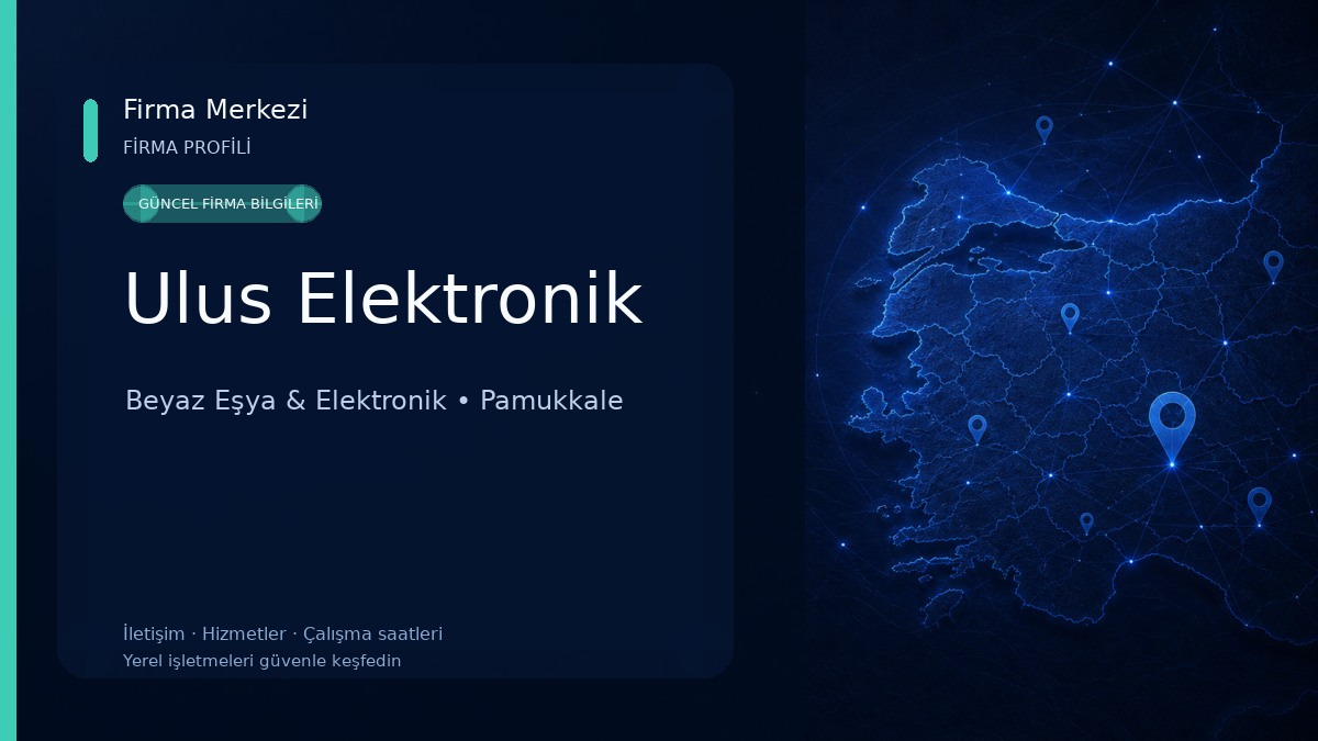 Ulus Elektronik Beyaz Eşya & Elektronik