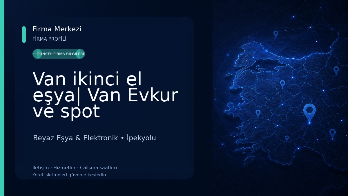 Van ikinci el eşya| Van Evkur ve spot Beyaz Eşya & Elektronik
