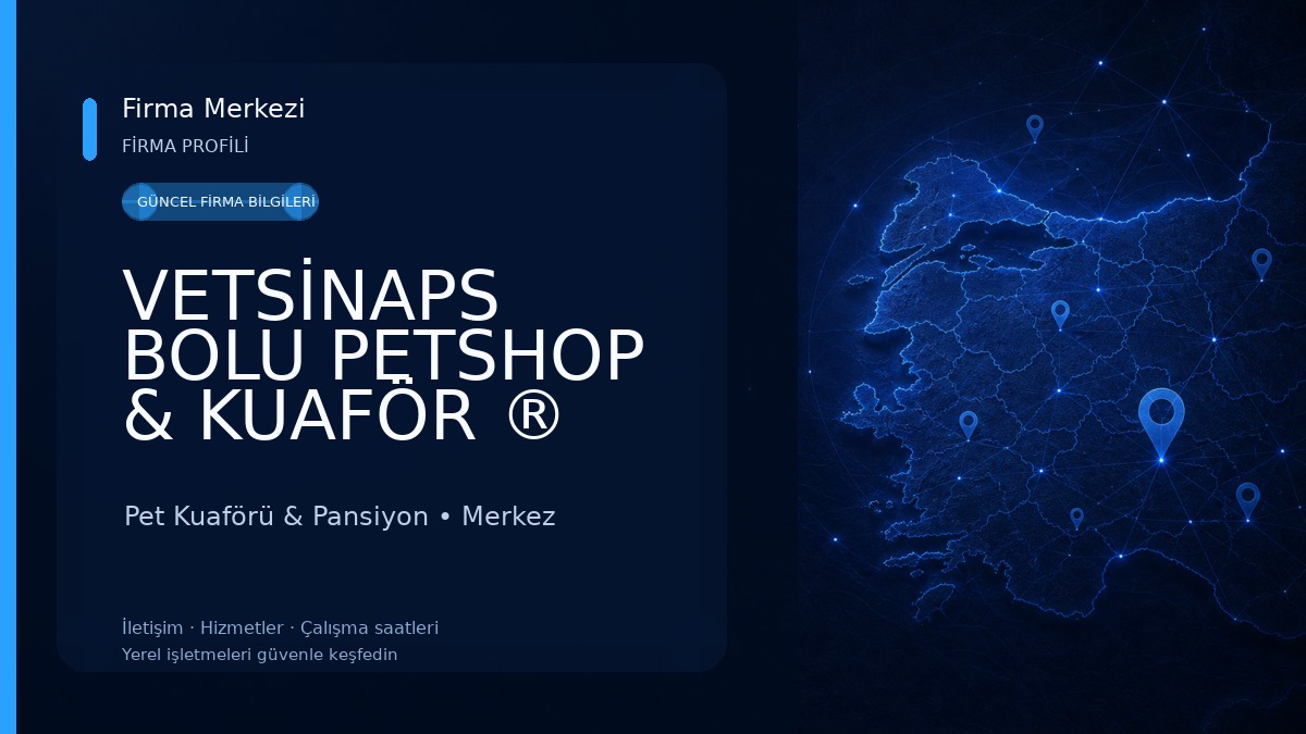 VETSİNAPS BOLU PETSHOP & KUAFÖR ®️ Pet Kuaförü & Pansiyon