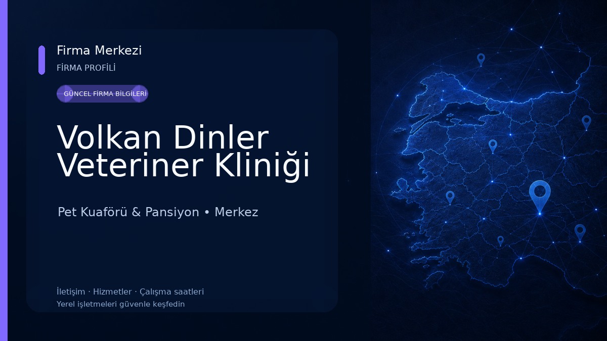 Volkan Dinler Veteriner Kliniği Pet Kuaförü & Pansiyon