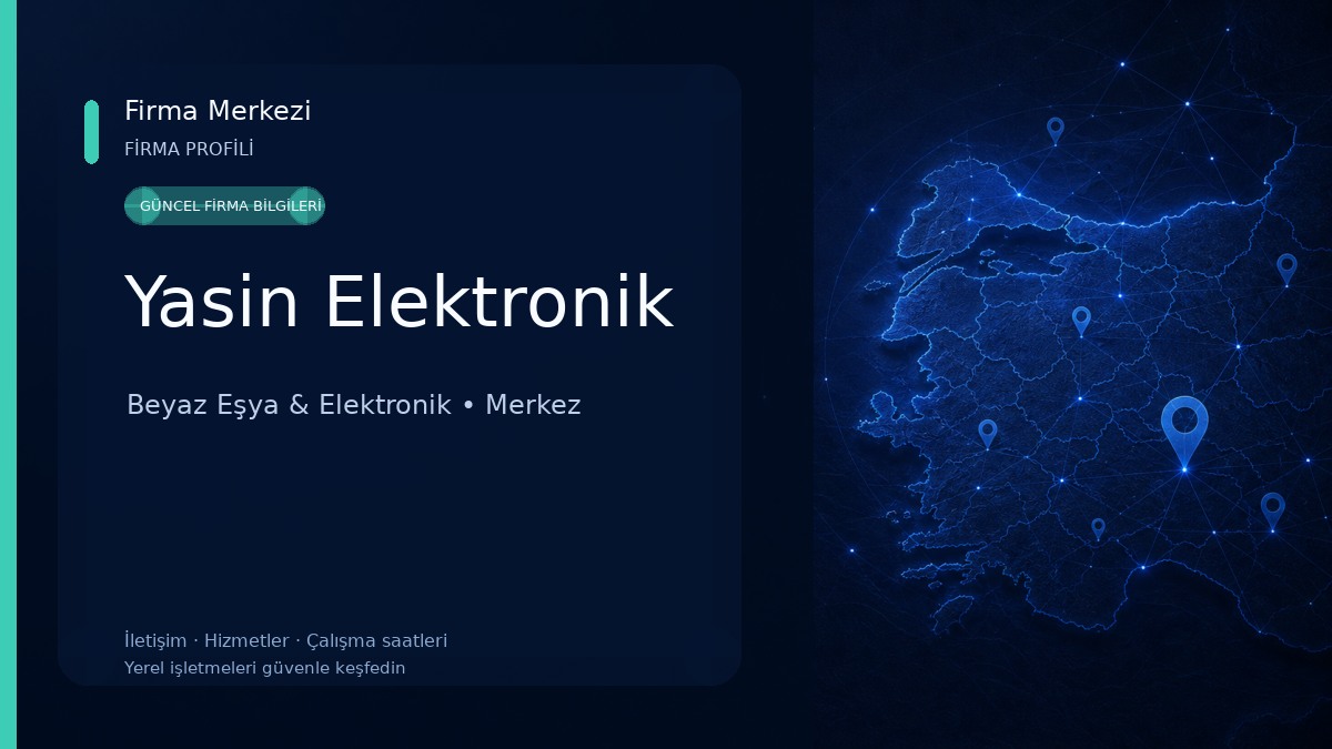 Yasin Elektronik Beyaz Eşya & Elektronik