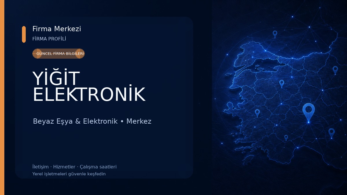 YİĞİT ELEKTRONİK Beyaz Eşya & Elektronik
